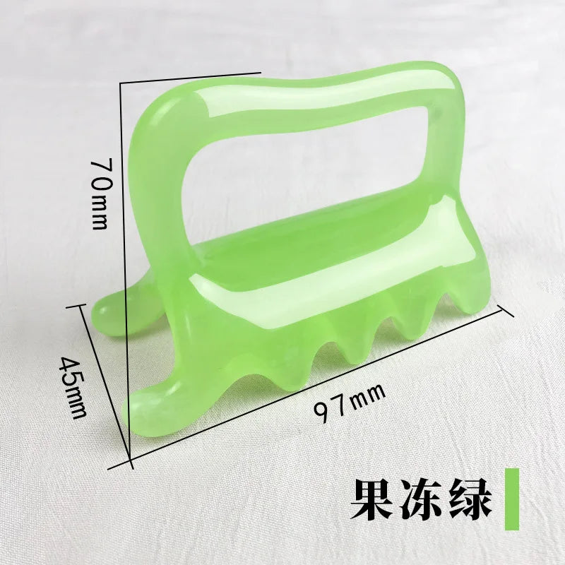 Large Fascia Massage Tool Cellulite Massager Tool for Cellulite Myofascial Release Neck Back Resin Trigger Point Massager