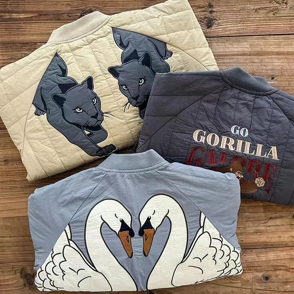 2025 KS Winter Baby Boys Lambswool Jackets Coat Kids Cotton Outerwear Toddler Girl Fleece Flight Suit Jacket Children's Clothing