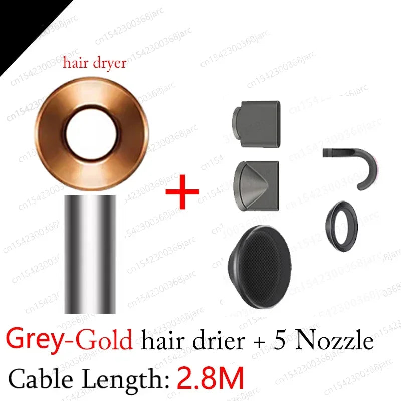 SenCiciMen Professinal Hair Dryer Negative Ion Blow Dryer Quick Dry Leafless Hairdryer Salon Home Constant Temperature Hair Care