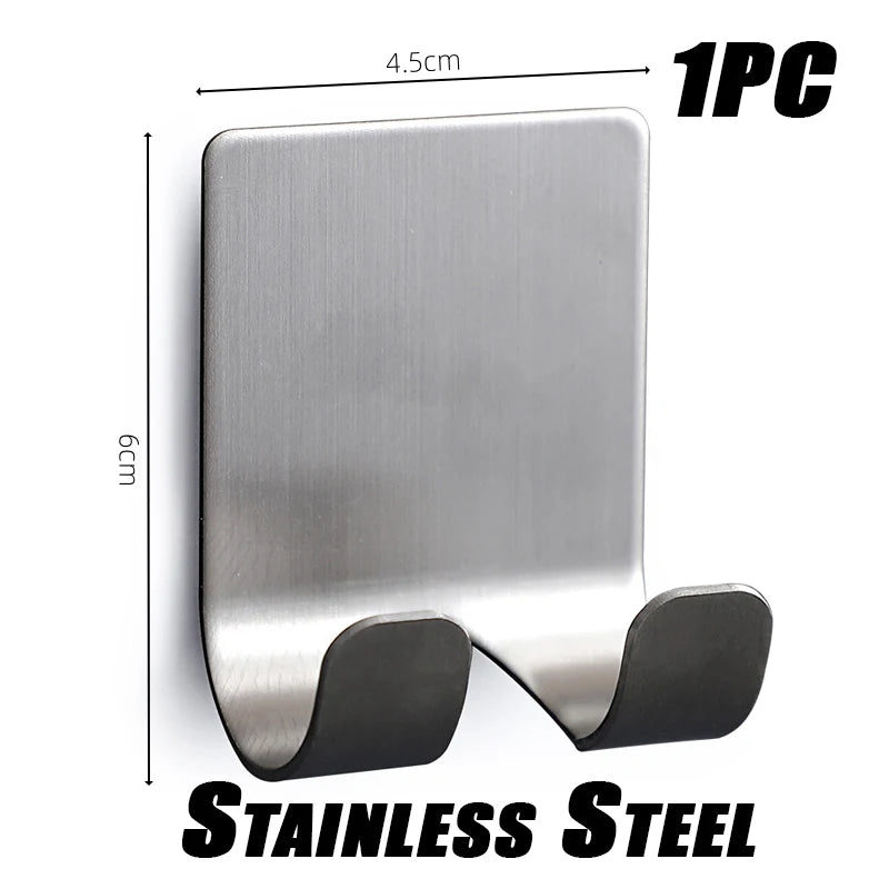 1-15PCS No-Punch Razor Holder Adhesive Razor Storage Hook Bathroom Razor Waterproof Wall Hook Bathroom Shelf Razor Holder