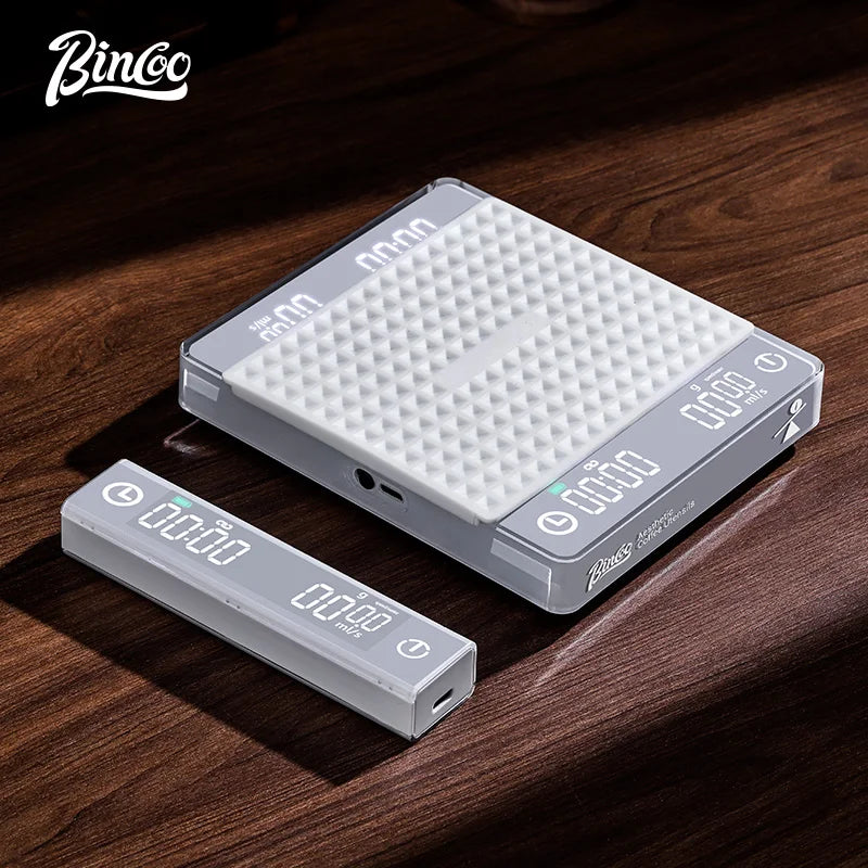 Bincoo Electronic  Coffee Scale Digital Kitchen Portable Barista Scales With Timer Handheld Precision 0.01g Weight