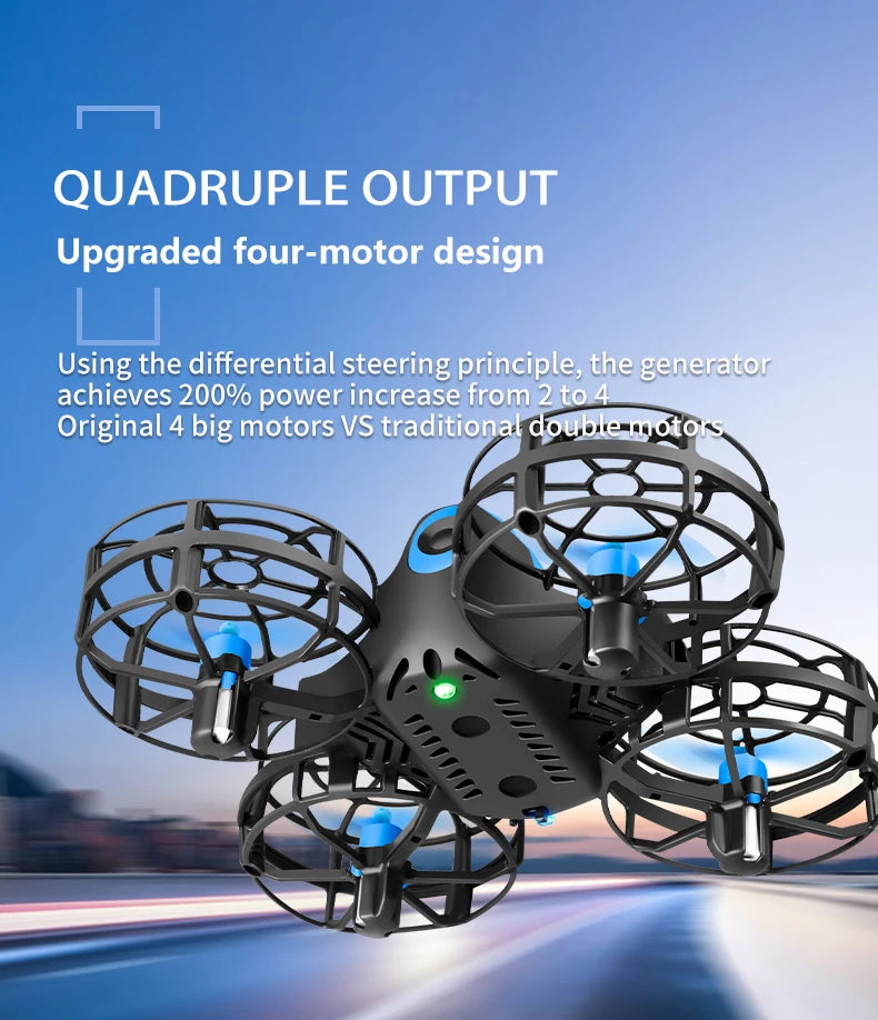 New Mini Rc Drone 4ch 6-Axis Headless Mode Helicopter 360° Flip Remote Control Quadcopter Toy Mini Drone For Children's Gifts