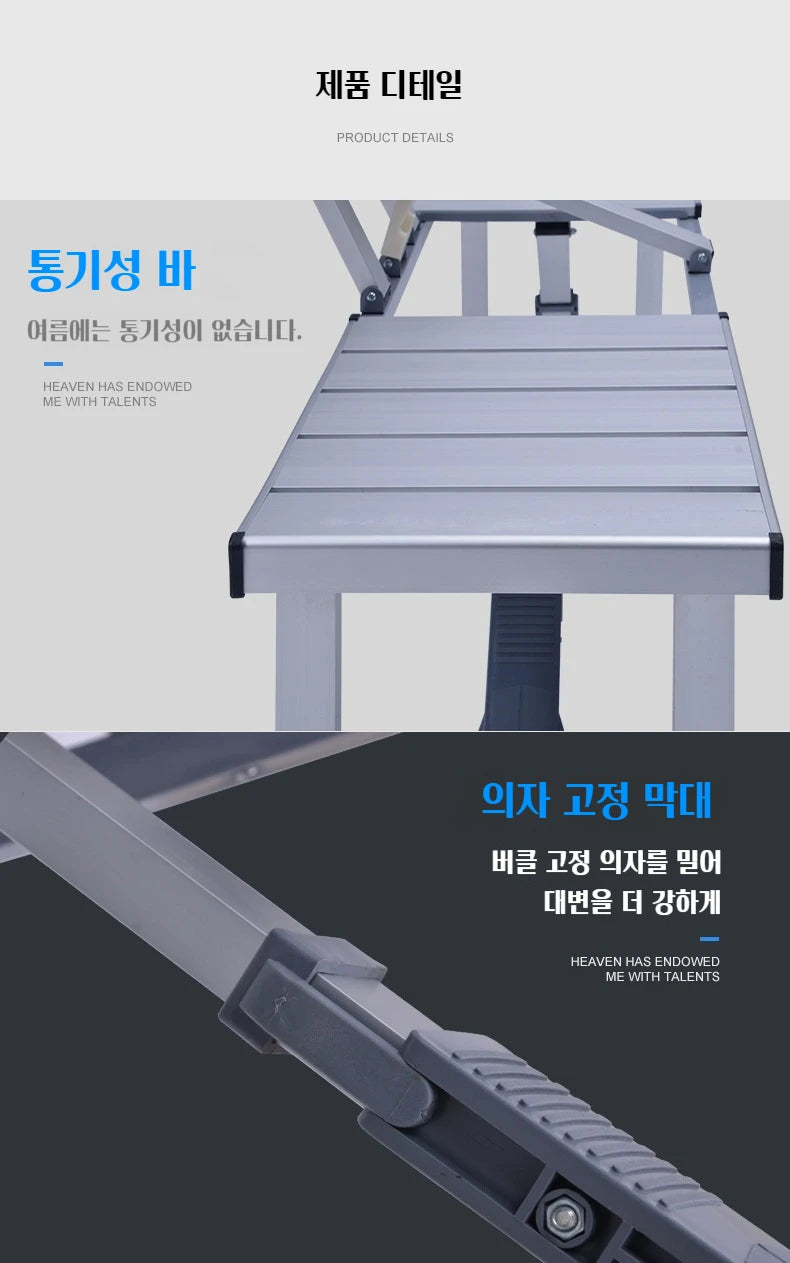 New Folding Camping Table with 4 Chairs Portable Folding Table Courtyard Table Alloy Connected Simple Fold Picnic Table Outdoor