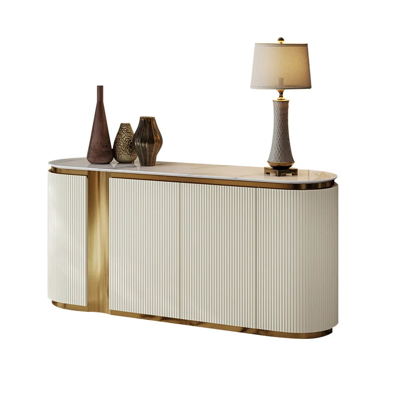 Modern Luxury Kitchen Furniture Dining Room Console Table Cabinet Table Sideboards Storage Cabinet With Doors