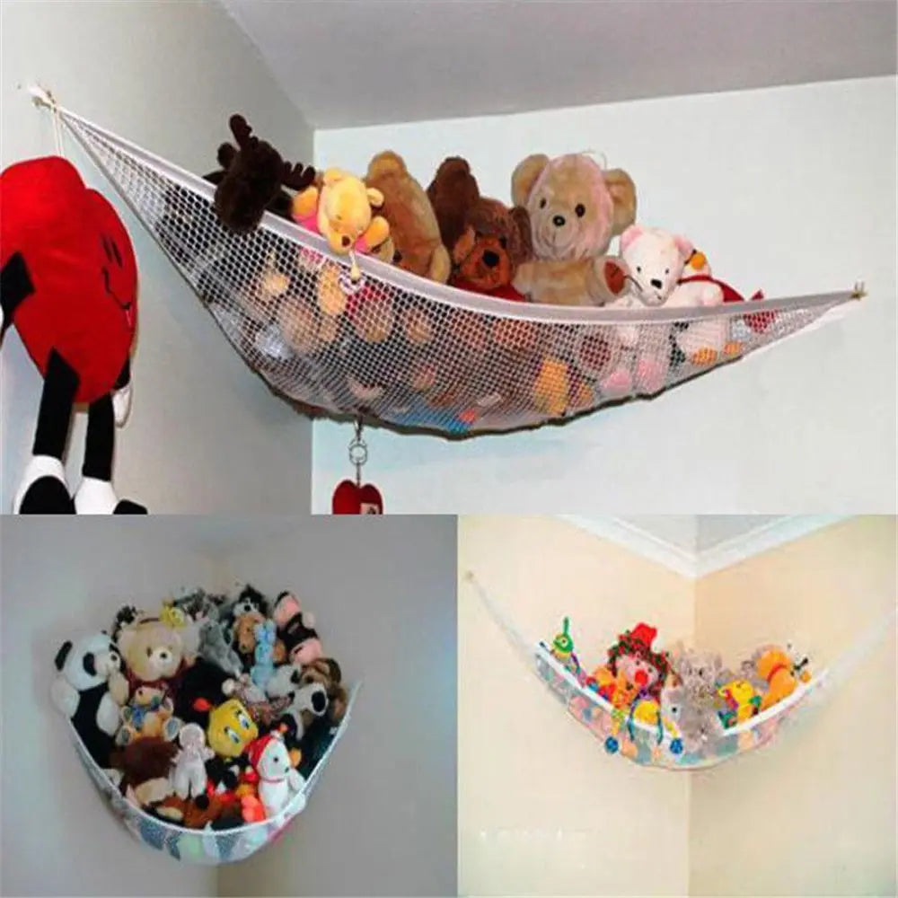 S/M/L Cute Children Bedroom Toys Hammock Net Stuffed Animals Toys Hammock Net Organize Storage Mesh Holder swing Storage Boxes
