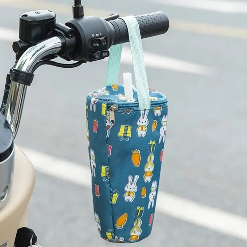 Portable Milk Tea Tote Bag Heat Preservation Bag Carrying Insulated Cup Cover Umbrella Bag Handbag Camping Drinkware Accessories