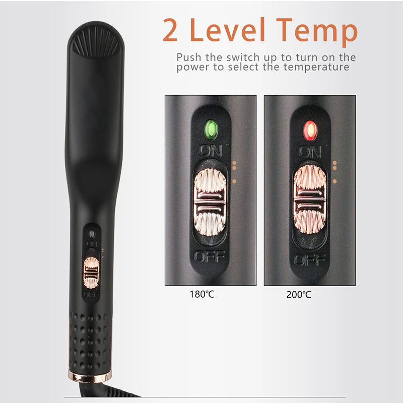 Electric Beard Heated Brush Kit Hair Straightener Straightening Men Quick Styler Beard Comb Electric Comb For Hair