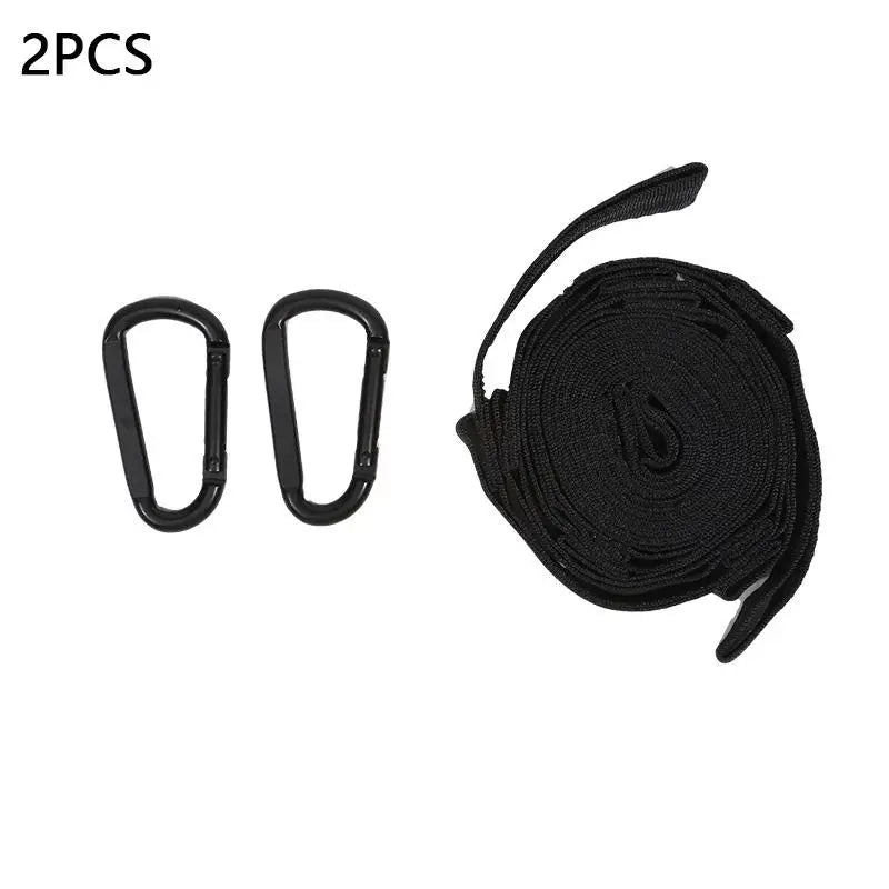 2Pcs High Bearing Capacity Hammock Straps 600lbs Breaking Strength Polyester Hammock Belt Rope 5 Ring Correias De Poliéster