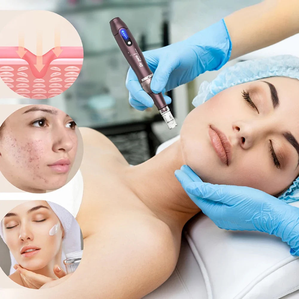 Original Dr.pen Ultima A10 With 2pcs Cartridge Wireless Skin Care Derma Pen Micro Microneedle Skin Pen Skin Rejuvenation Machine