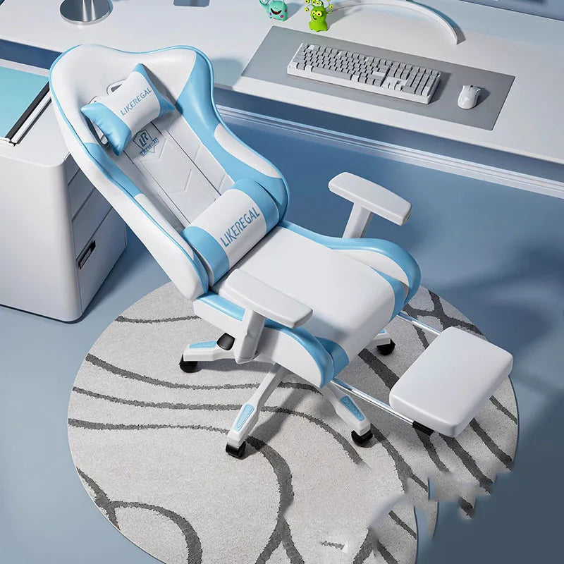 Ergonomic Student Office Chair Backrest Reading Playseat Study Office Chair Mobile Relaxing Kids Silla Oficina Home Furniture