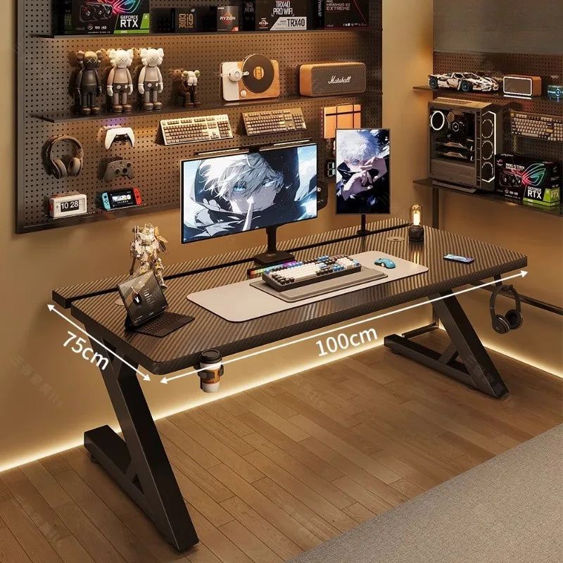 Hidden Aesthetic Office Desk Unique Living Room Musical Studio Office Desk Reception Vanity Mesa Ordenador Home Furniture