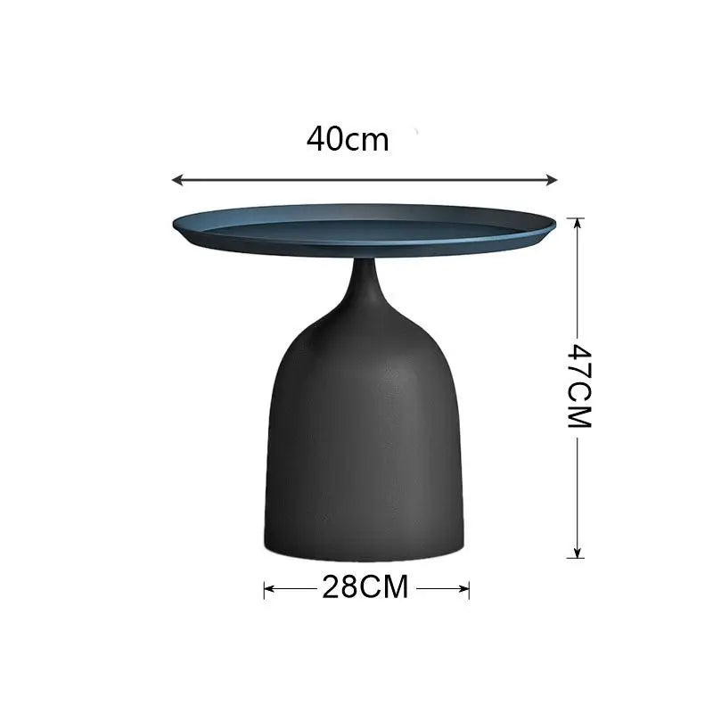 Creative Living Room Side Table Wrought Iron Small Coffee Table Balcony Tea Table Modern Simple Round Living Room Side Tables