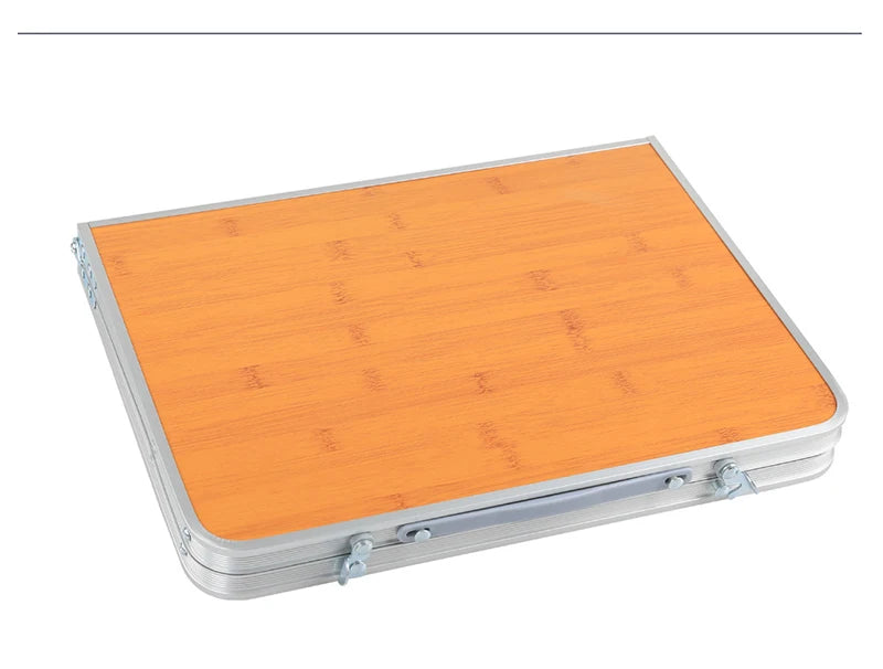 Mini Folding Table Outdoor Aluminum Table Camping Density Board Table Portable Picnic BBQ Small Table Computer Table