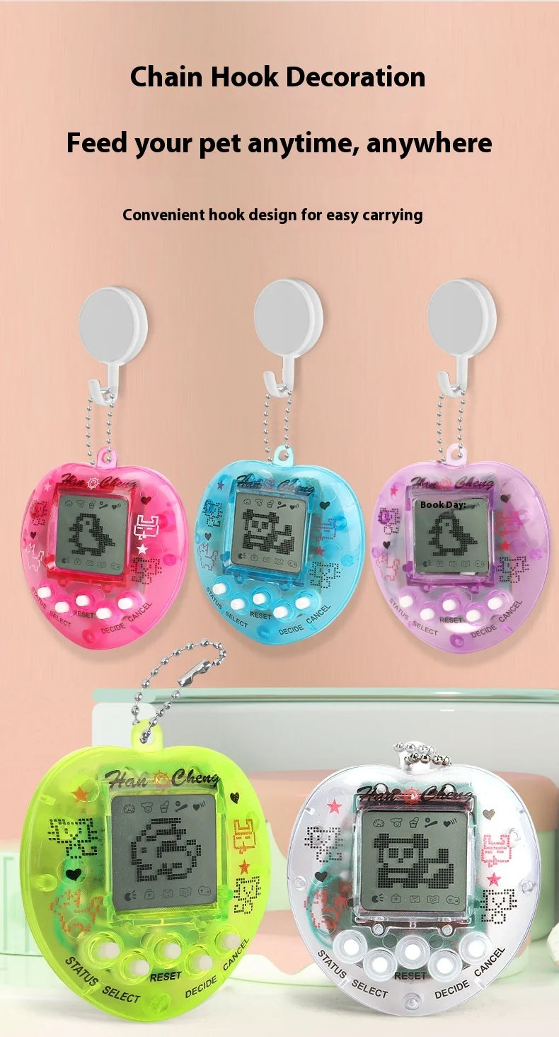 Hot Selling Electronic Pet Machines Handheld Mini Nostalgic Game Consoles Children'S Puzzle Toys, Hanging Decorations Gifts