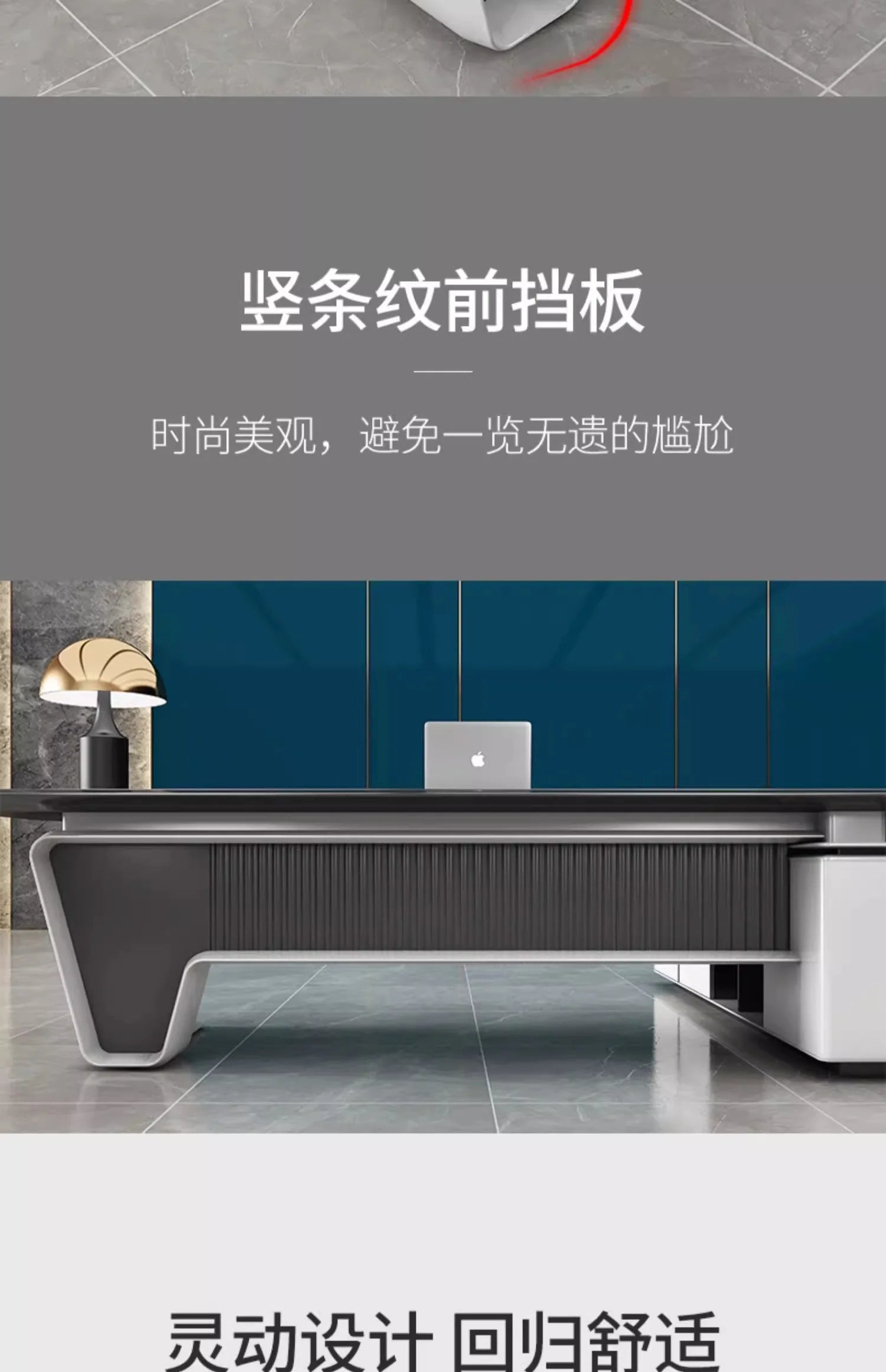 Organizer High End Computer Desks Modern Corner Work Light Luxury Office Desk Storage Creativity Escritorio Oficina Furniture