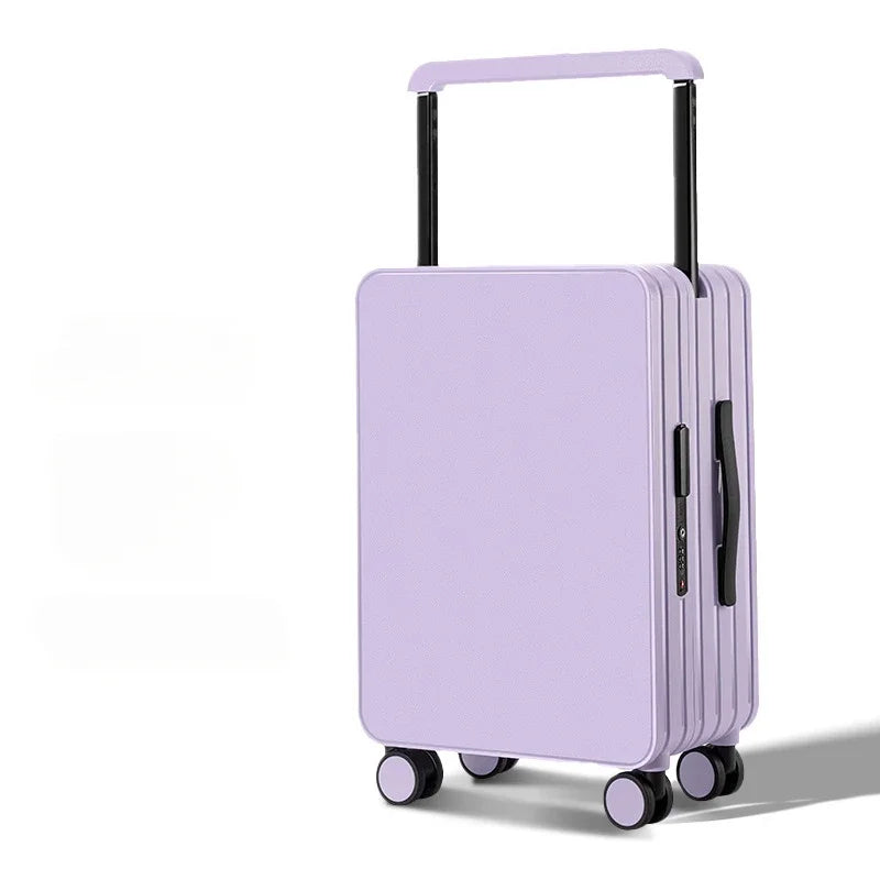 New Mid-Width Draw-Bar Luggage Large Capacity Travel Password Suitcase ABS+PC Fashion Travel Suitcase on Wheels