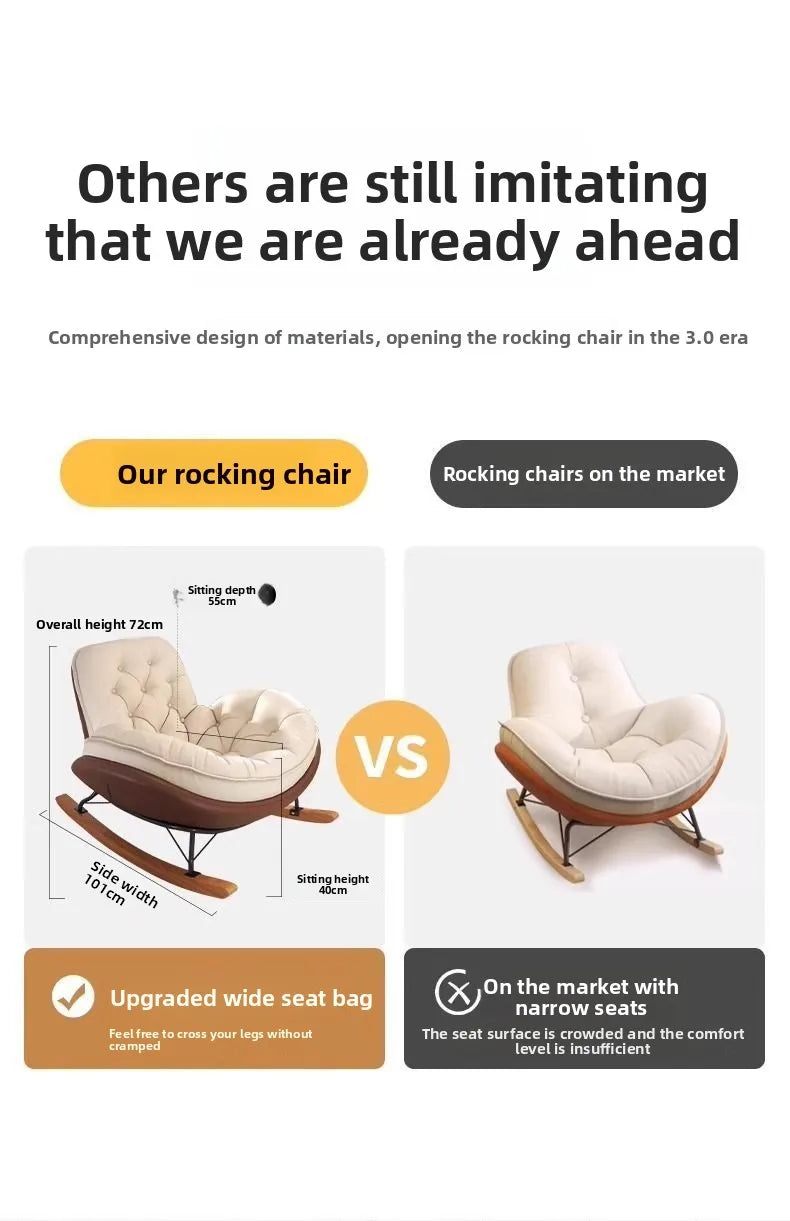 Furnished Lazy, Sofa, Penguin, Rocking Chair, Recliner, Balcony, Outdoor, Home, Bedroom, Leisure Chair, Living Room, Chair