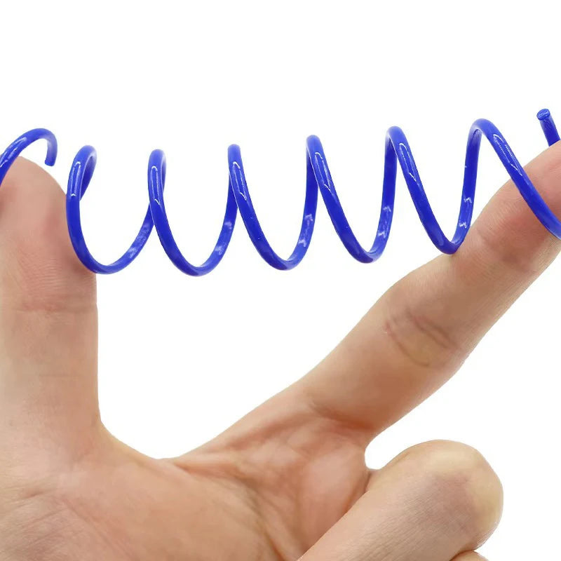 Cat color plastic spring cat toy color spring jumping cat toy toy scratch-resistant and bite cat pet supplies