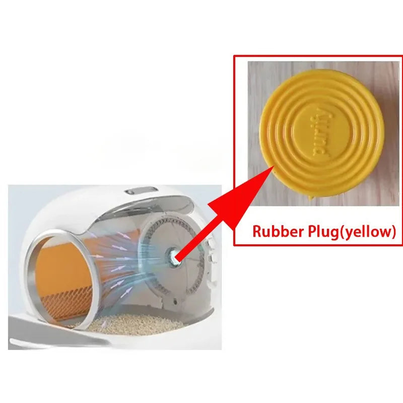 TONEPIE Automatic Cat Litter Accessories Box Cat Litter Pad Bin Door Bottom Capsule Screen Filter Mesh Power Line Toilet Bag