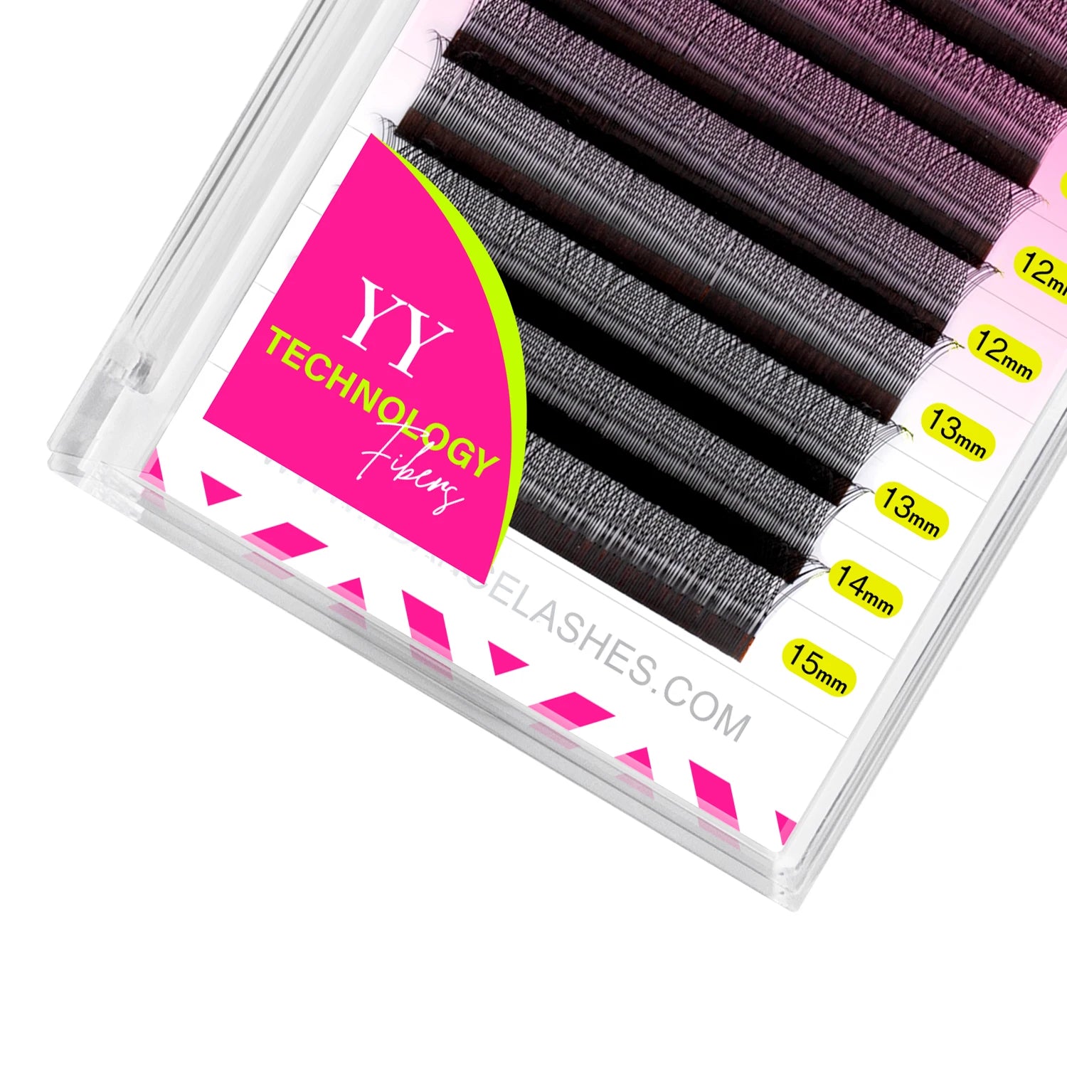 TDANCE 8-15MIX YY Shape Hand Woven Premium Mink Soft Light Natural Eyelashes Extension Makeup Mesh Net Cross False Eyelash