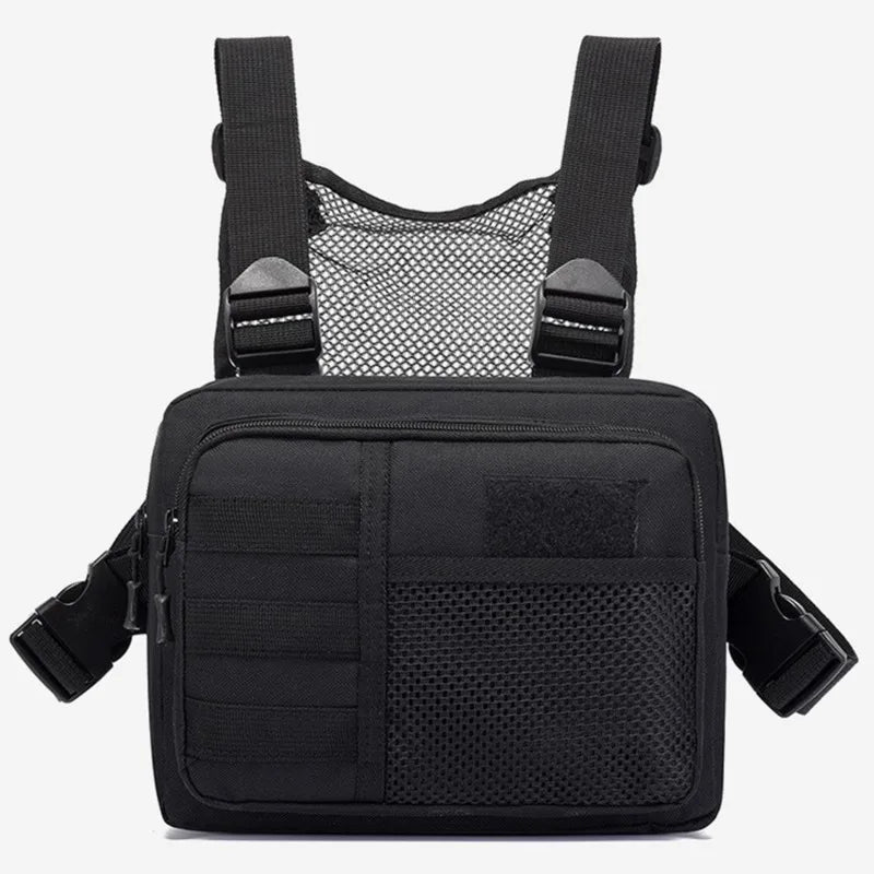 Multi-function Tactical Vest Unisex Chest Rig Bag Fashion Men's Hip-hop Streetwear Chest Bags Waterproof Oxford Sport Backpack