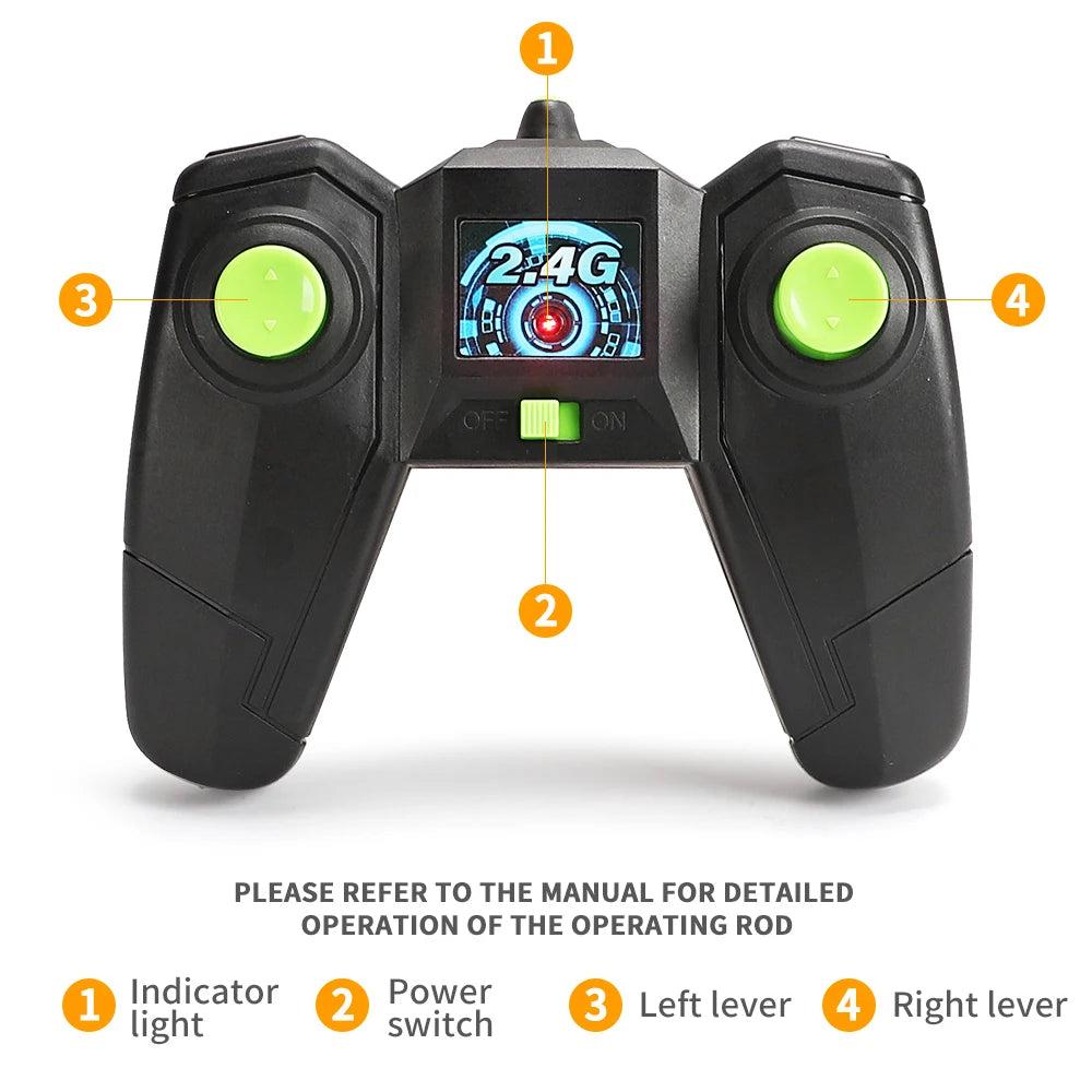 2.4G RC Stunt Car Children Double Sided Flip Remote Control Car 360 Degree Rotation Off Road Rc Drift Cars For Pink Girls Toys