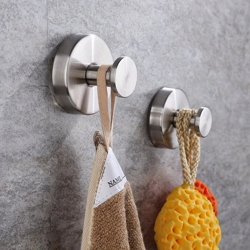 Vacuum Suction Cup Hooks Punch Free Bath Sucker Hook Wall Hook Hanger Glass Kitchen Bathroom Hooks for Towel Handbag