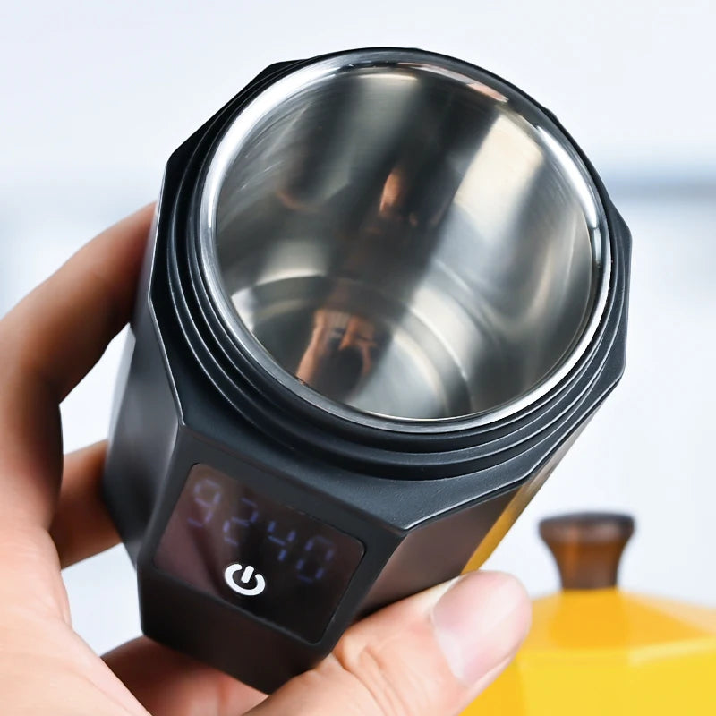 Portable Usb Rechargeable 500G/0.1g LED Display Screen Multiple Functions 304 Stainless Steel Coffee Electronic Scale Dosing Cup