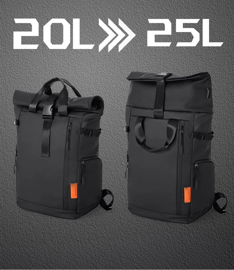 Men's Travel Bag 15.6inch Laptop Computer Backpack Outdoor Waterproof Camping Hiking School Bag College Business Rucksack