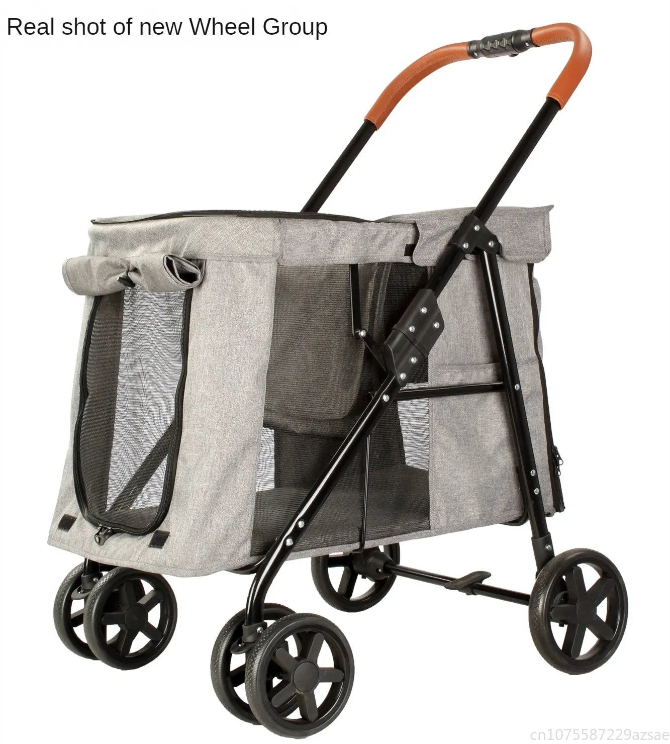 Multiple pet strollers large dog trolley cart folded large space Multifunctional trolley case with wheel bearing 30kg for travel