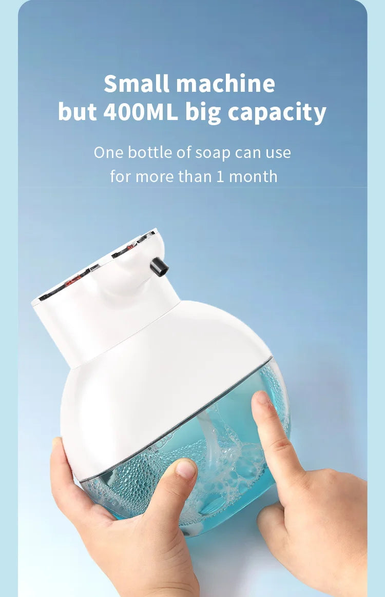 Smart Automatic Soap Foam Dispenser and Gel Bathroom Washing Hand liquid detergent Machine Wall Panels Mounted USB Rechargeable