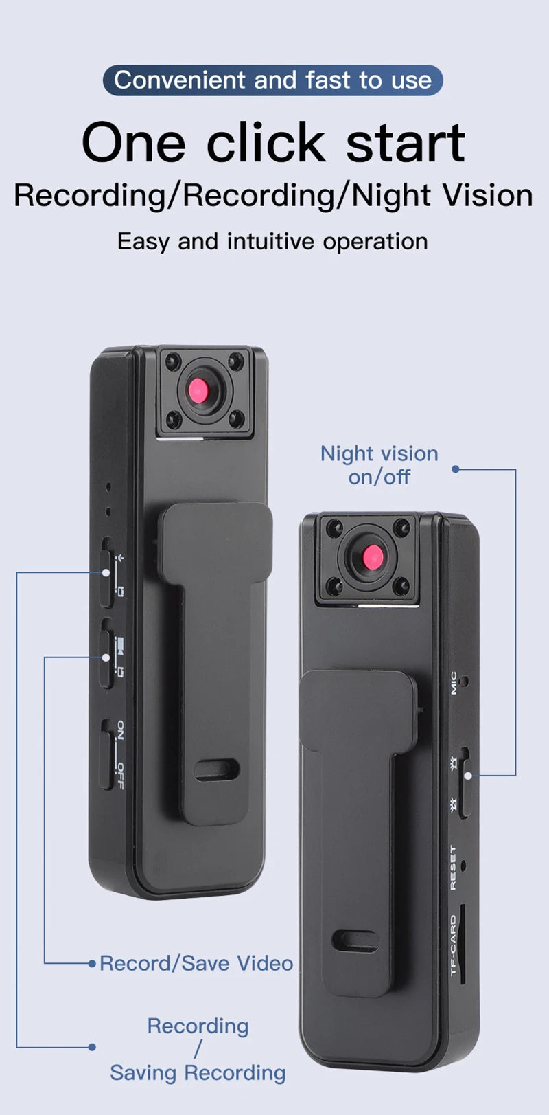 Xiaomi A9 High-definition 1080P Mini Camera Night Vision Portable Digital Camera Outdoor Sports Camera Riding Camcorder