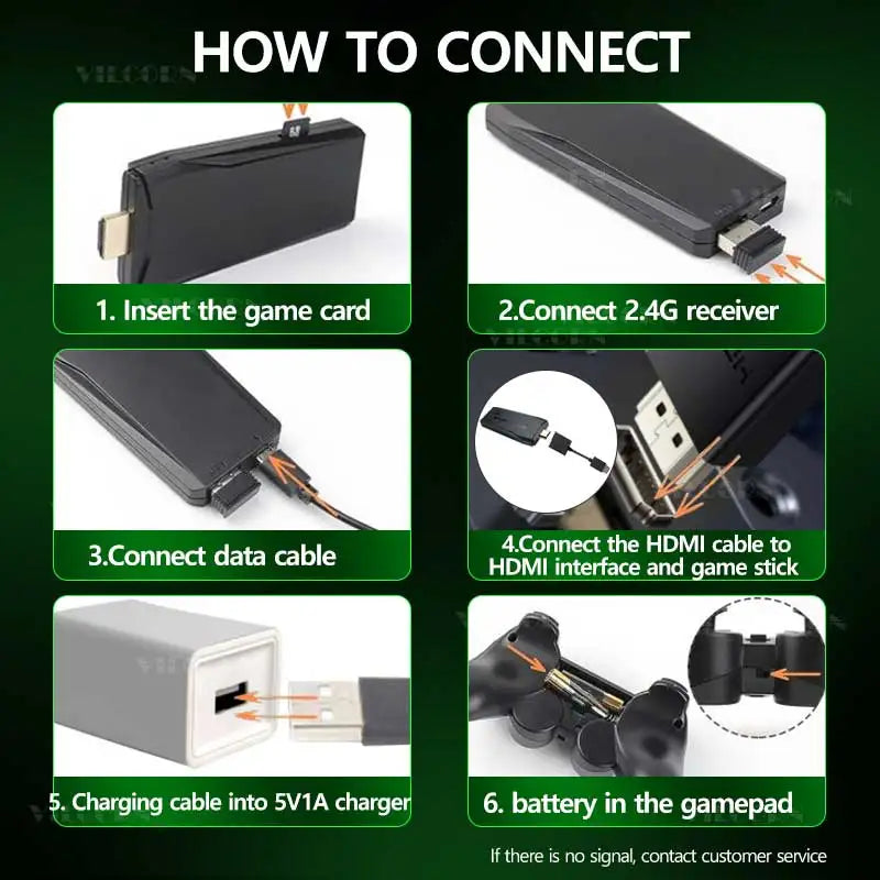 Arcade Video Game Console 4K HD Retro Games Stick For Mame FBA PS1 Arcade Emulator With Dual Joystick