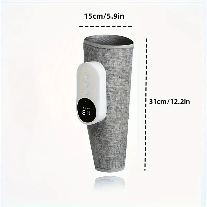 1/2 Leg Massager for Round Calf Push, 3 Intensities, 3 Heat Levels, Air Compression Massager, Heat Leg Massager