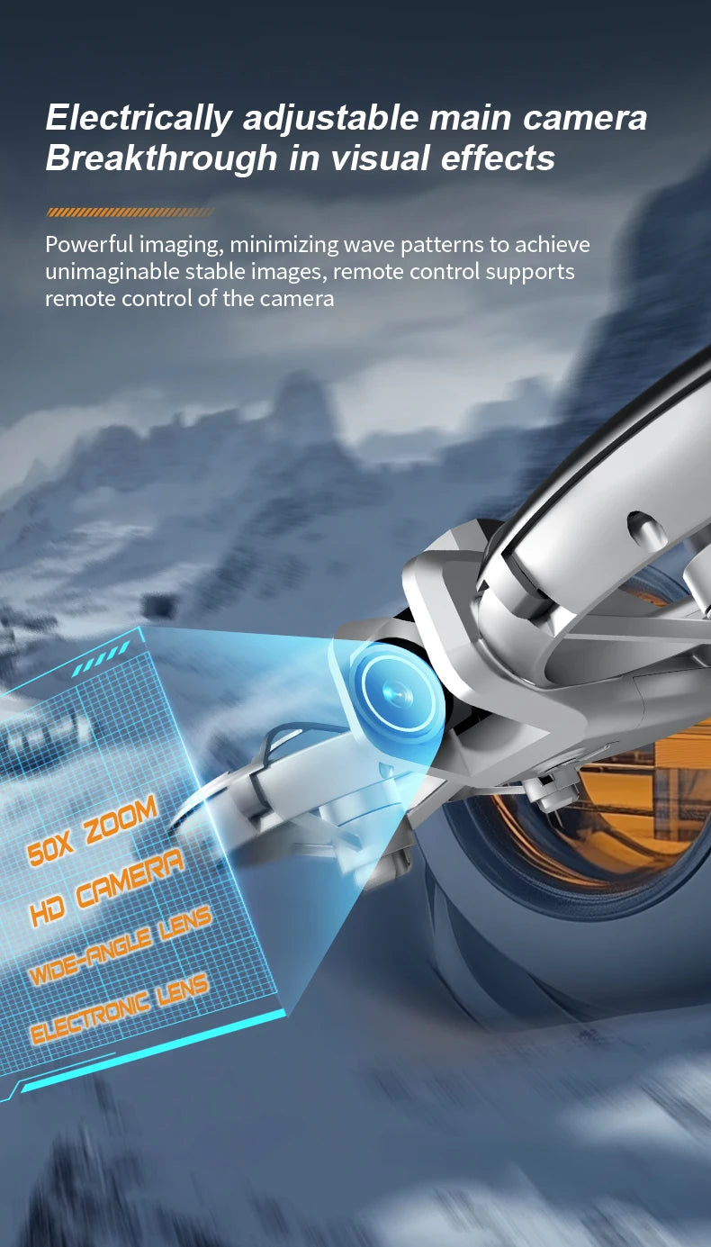 Professional Mini RC Drone 4K WIFI FPV HD Aerial Photography Brushless motor Optical Flow Positioning Dual Camera Quadcopter Toy