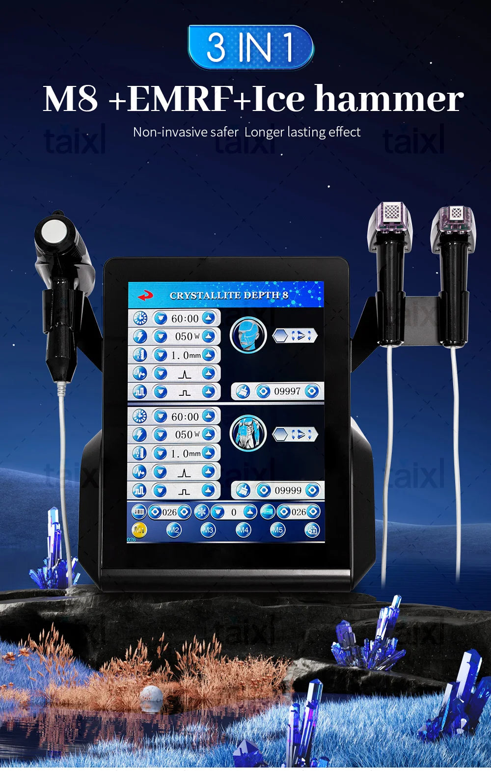 Professional Morpheus 8 RF Microneedling Machine Facial Skin Care Beauty With12 24 40 Nano Pin Cartridge