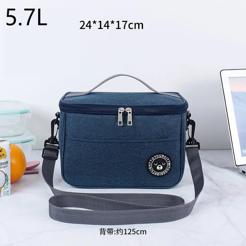5.7L Cooler Bags Thermal Insulation Package Portable Food Storage Bag Insulated Lunch Bag Insulated Thermal Bag 5.7L