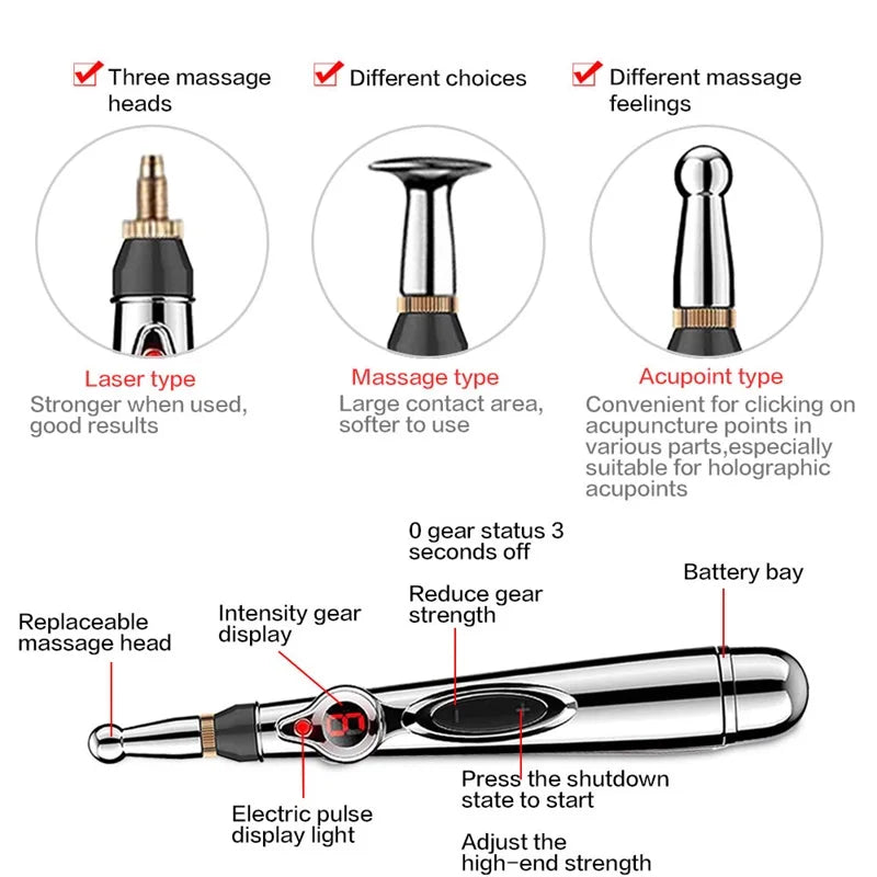 EMS Muscle Machine Body Massager Relaxation Treatments Tennis Acupuncture Pen Massage Tens Fisioterapia Muscle Electrostimulator