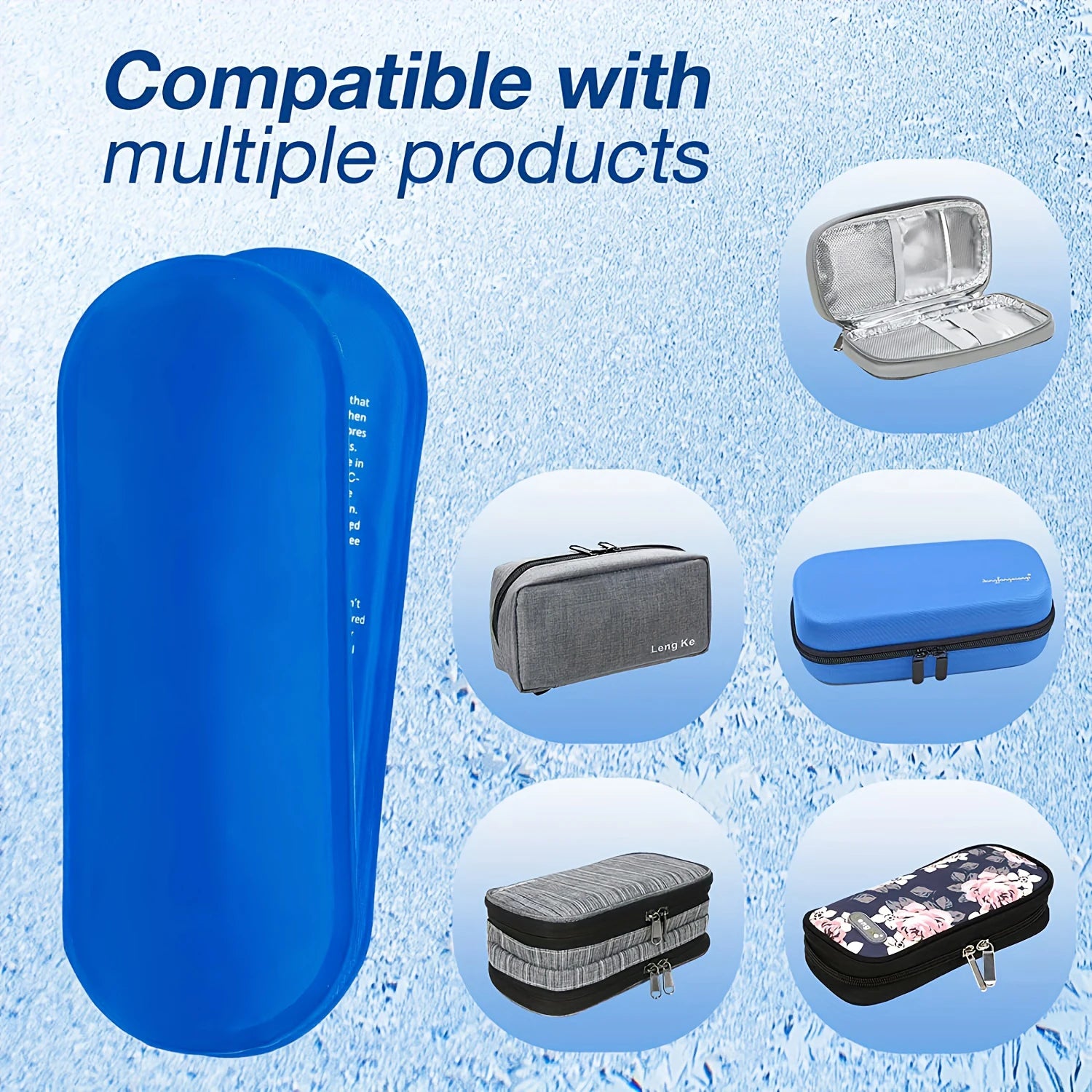 Portable Insulin Cooling Bag Carry-on Protector Waterproof Diabetic Medication Storage Bag for Insulin Pen Daily Life and Trips