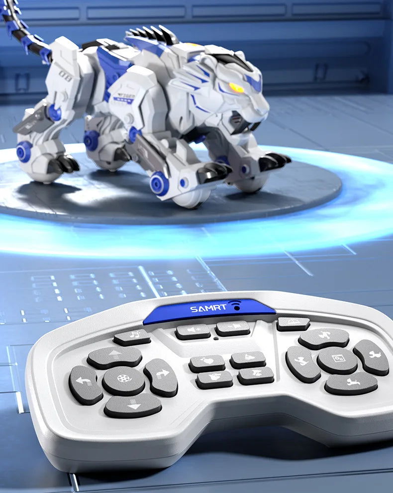 Jjrc R38 Smart Mechanical Tiger Robot Toy Electronic Pet With Touch Gesture Sensing Cross-Border Dancing Stunt Gift For Kids