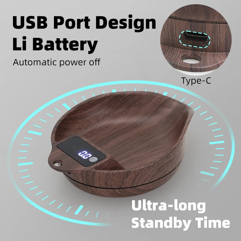 AliKisscafe Coffee Scale Electronic Bean Measuring Scale ABS Espresso Weighing Display Tray Spray 0.1g Kitchen Barista Accessory