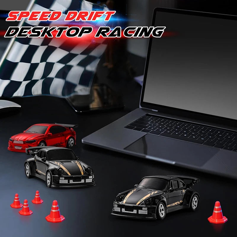 1/64 2.4G High speed Drift Rc Car 4WD Remote Control Car Four Wheel Drive Radio Controlled Mini RTR Racing Model Boy Toy Gift