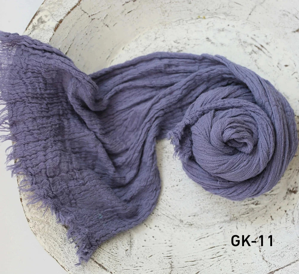 Professional Stretchable Wrapping Newborn Photography Props Soft Cotton Gauze Wraps Blanket Studio Baby Styling Props Accessory