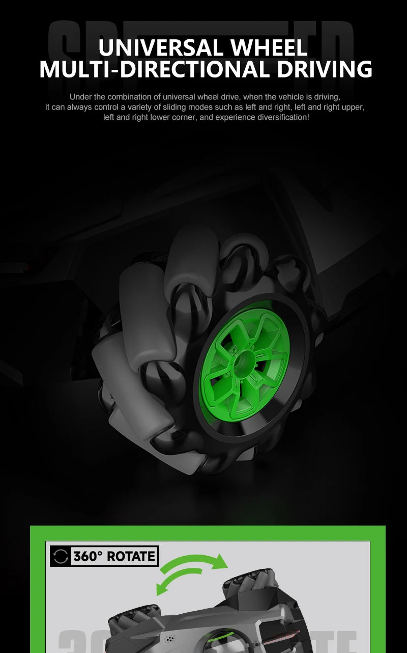 RC Car 1:20 With Video 2.4G WIFI FPV HD Camera Car 360° Rotation Stunt Camera Car Kids boy toys