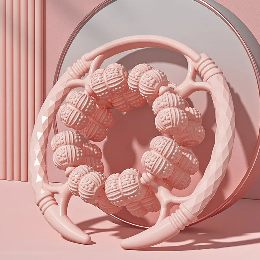 32 Wheel Leg Massager Ring Leg Clamp Roller Leg and Calf Muscle Exercise Home Fitness Relaxation Leg Slimming Tool