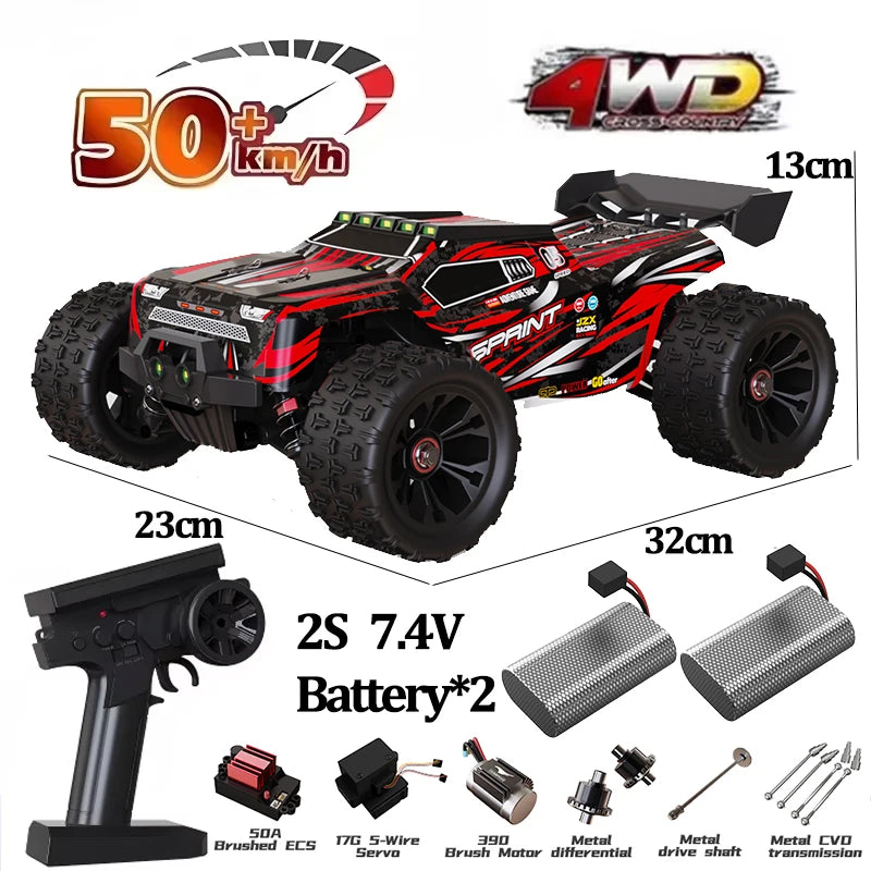 9522PRO 85KM/H High-speed RC Car Brushless Four-wheel Drive Off-road Drift 1:16 Professional Racing Car 9522 50KM/H Boy's Toy