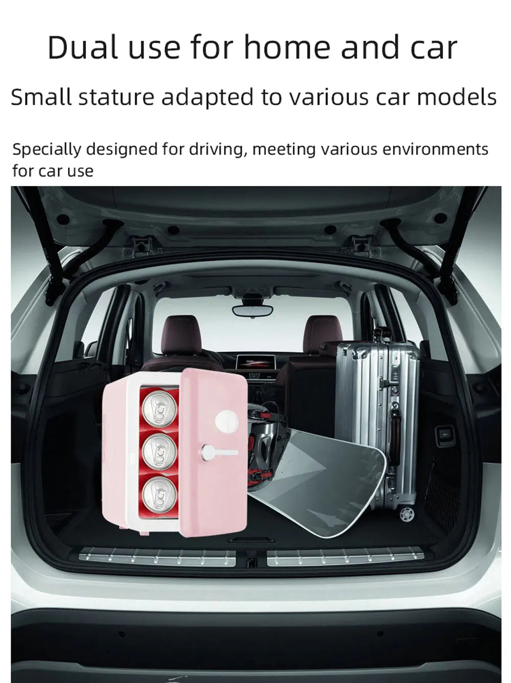 4L Mini Refrigerator,Small Household Fridge,Vehicle Freezer, Dual Use Of Refrigeration And Heating,Beer Cooling Home Appliance