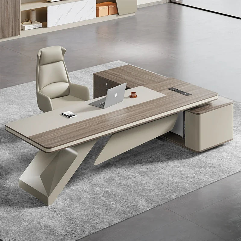 Organizer Designer Office Tablet Asthetic Monitor Executive Office Desk Study Gaming Escritorios De Computadora Furniture