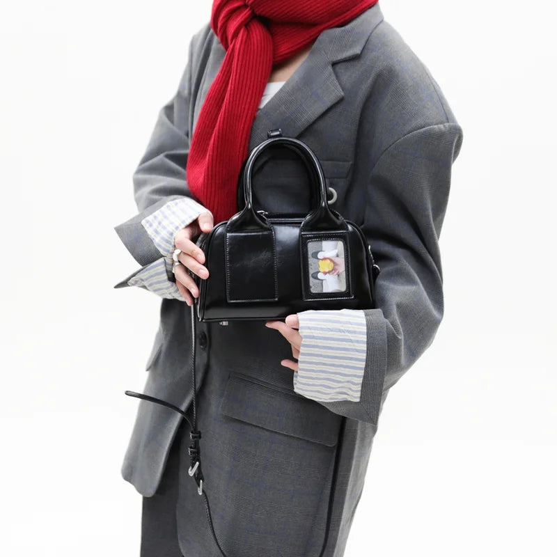 Itbag Small Appetite Can Hold Photo Card Crossbody Bag Women'S Bag Design Sense Niche Boston Pillow Bag Shoulder Groupie Merch