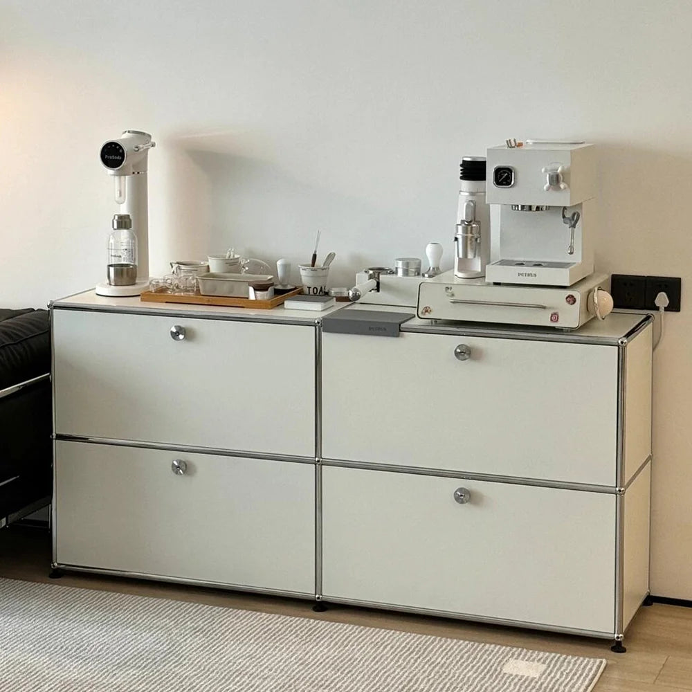 Cabinet for living room Storage locker drawer type storage Bedroom chest of drawers Organizer furniture Dual cabinet combination